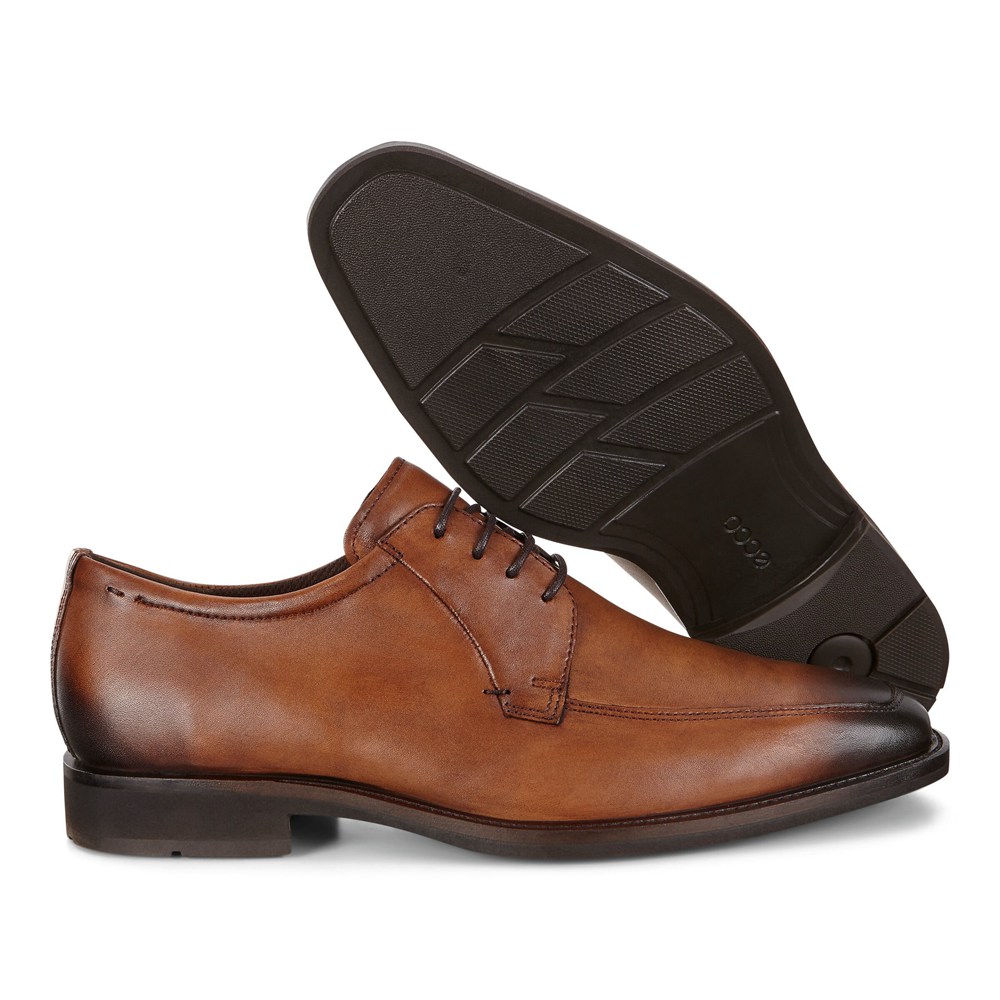 Zapatos De Vestir Hombre - ECCO Calcan - Marrom - ZFA135402